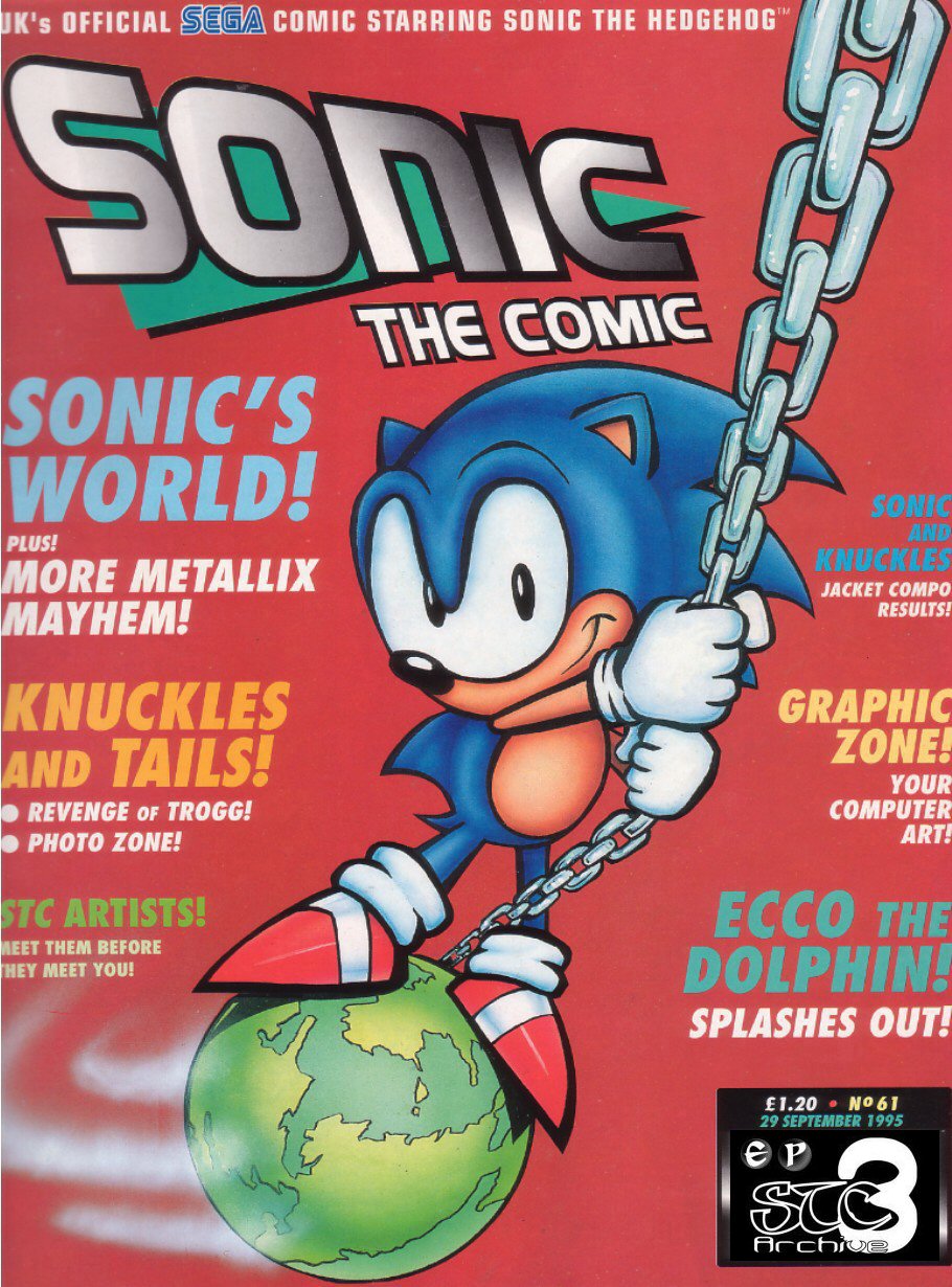 Sonic - The Comic Issue No. 061 Comic cover page